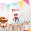 Personalised Boy's Robot PE Kit Bag