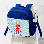 Personalised Boy's Robot Rucksack