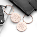 Personalised Brothers Round Keyring
