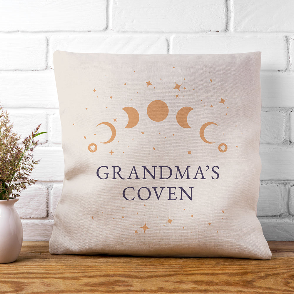 Personalised Celestial Moon Phase Cushion Cover