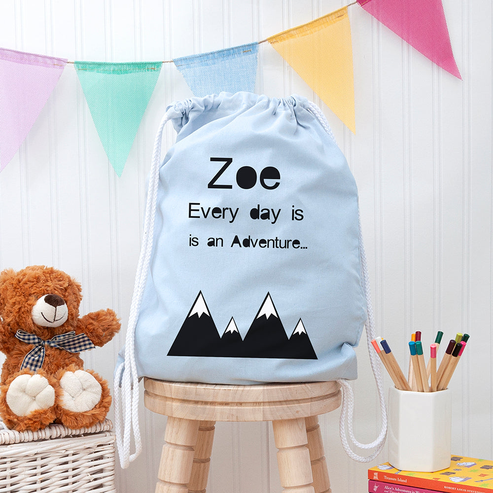 Personalised Children's Adventure PE Kit Bag