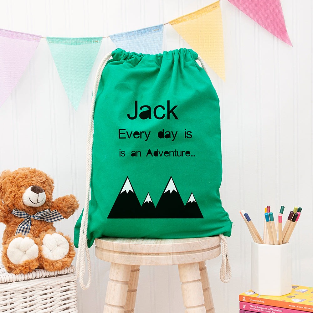 Personalised Children's Adventure PE Kit Bag