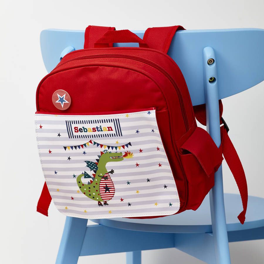 Personalised Children's Dragon Rucksack