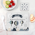 Personalised Children's Hot Air Balloon Placemat Set
