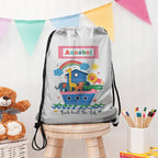 Personalised Children's Noah's Ark Waterproof Swim Bag