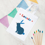 Personalised Child's Rabbit Party Bag