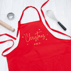 Personalised Christmas at Number Apron