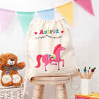 Personalised Circus Cotton Nursery Bag