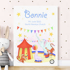 Personalised Circus Fun Framed Print