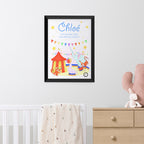 Personalised Circus Fun Framed Print