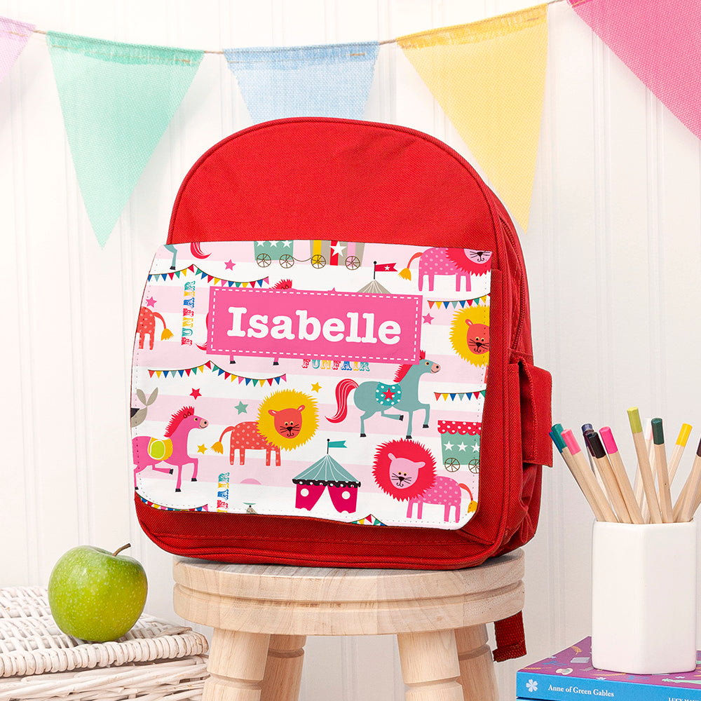Personalised Circus Rucksack