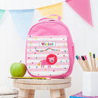 Personalised Circus Themed Pink Lunch Bag