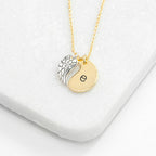 Personalised Contemporary Angel Wing Necklace