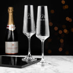 Personalised Couples' Champagne Flute Set