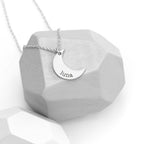 Personalised Crescent Moon Necklace
