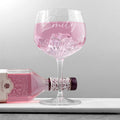 Personalised Crystal Gin Goblet