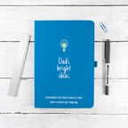 Personalised Dad's Bright Ideas A5 Notebook