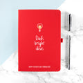Personalised Dad's Bright Ideas A5 Notebook