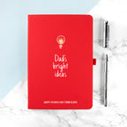 Personalised Dad's Bright Ideas A5 Notebook