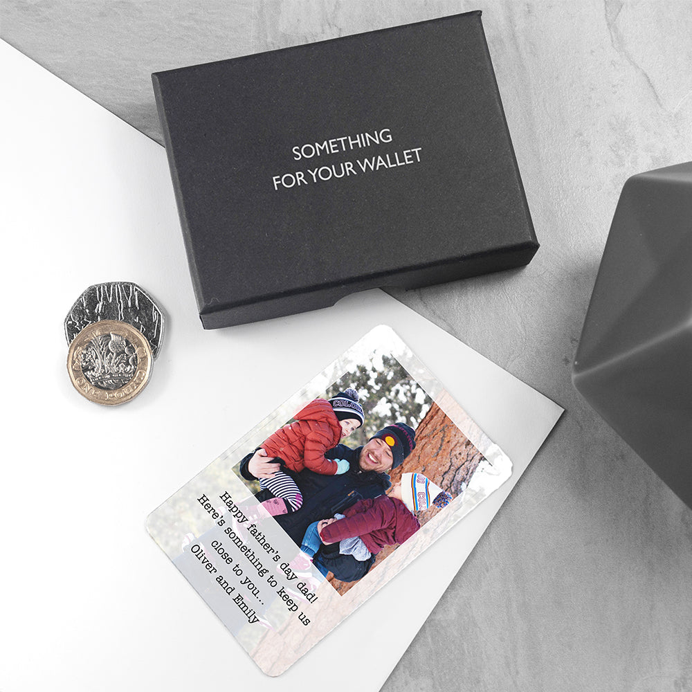 Personalised Dad's Photographic Wallet Keepsake