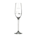 Personalised Petit Champagne Flute with Swarovski Crystals