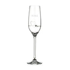 Personalised Petit Champagne Flute with Swarovski Crystals