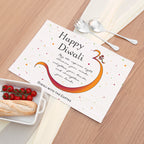 Personalised Diwali Om Symbol Placemat