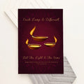 Personalised Diwali Lamp Framed Print