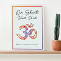 Personalised Diwali Om Mantra Framed Print