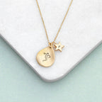 Personalised Diwali Petal Ganesh Necklace