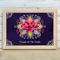 Personalised Diwali Rangoli Framed Print
