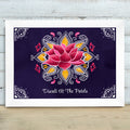 Personalised Diwali Rangoli Framed Print