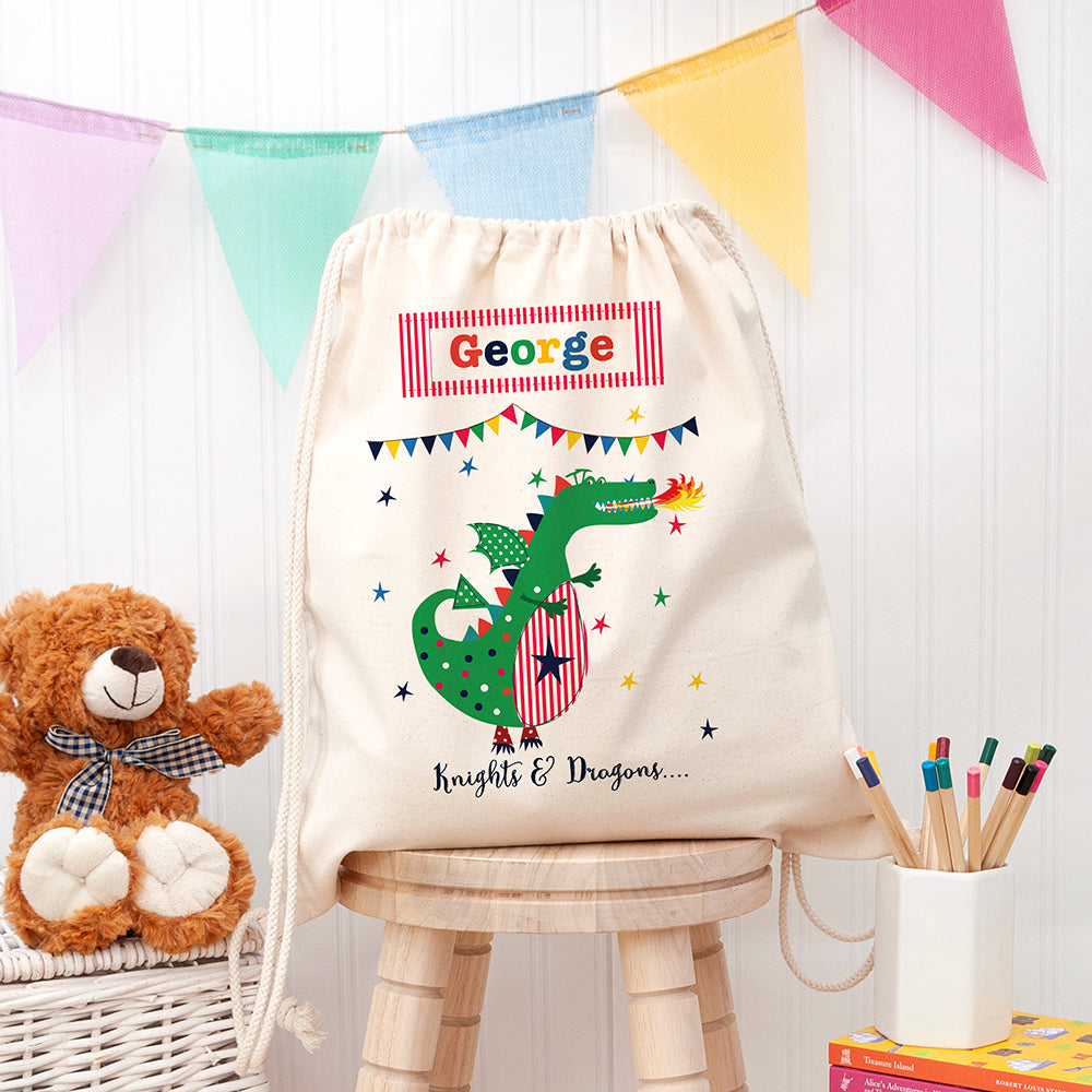 Personalised Dragon PE Kit Bag