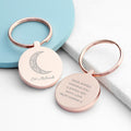 Personalised Eid Mubarak Round Keyring
