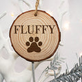 Personalised Engraved Family Cat Christmas Tree Decoration