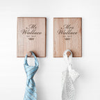 Personalised Established Couples Peg Hook Set
