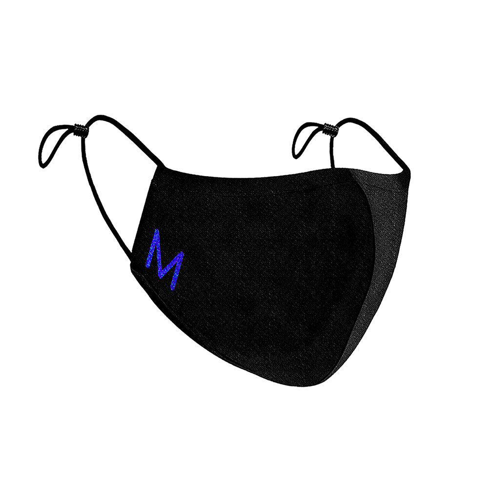 Personalised Face Covering in Black
