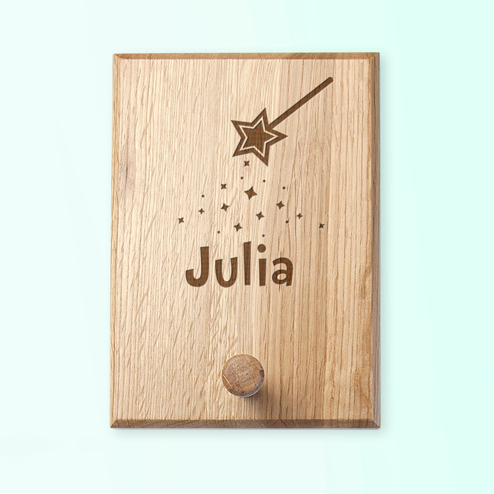 Personalised Fairy Dust Peg Hook