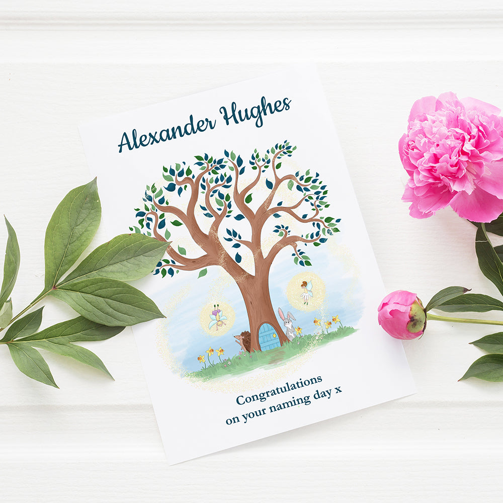 Personalised Fairy Tree Framed Print