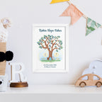 Personalised Fairy Tree Framed Print