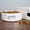 Personalised Female Fishy Cat Bowl