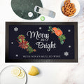 Personalised Floral Bar Mat
