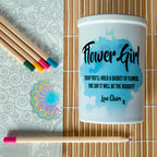 Personalised Flower Girl Vase