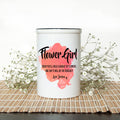 Personalised Flower Girl Vase