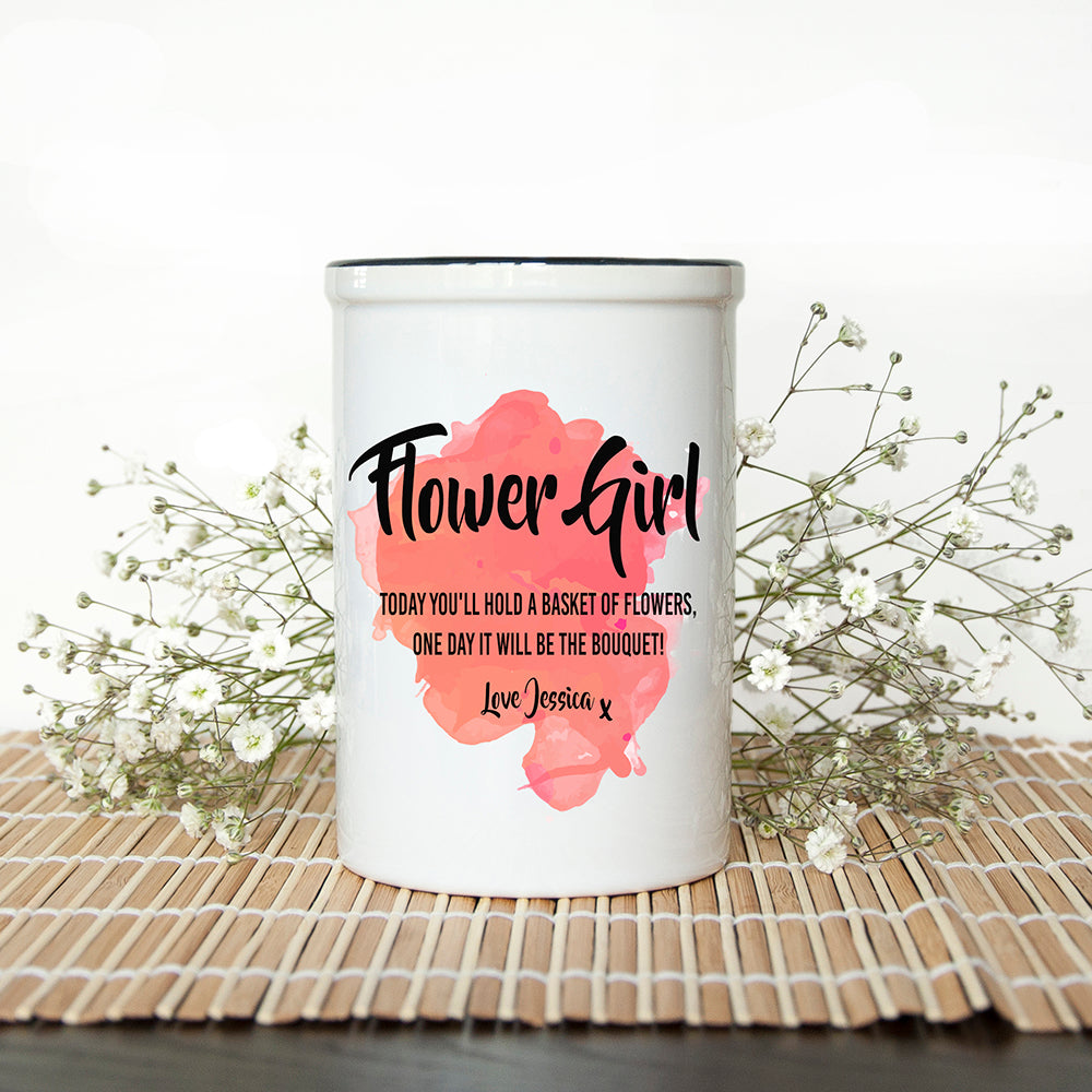 Personalised Flower Girl Vase