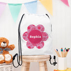 Personalised Flower Waterproof Swim Bag