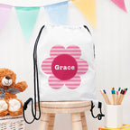 Personalised Flower Waterproof Swim Bag