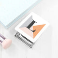 Personalised Geometric Rectangle Compact Mirror - Autumn