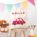 Personalised Girl's Cotton Nursery Bag