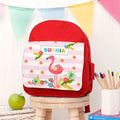 Personalised Girl's Flamingo Rucksack